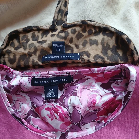 Banana Republic Factory Cream and Pink Cardigans - Picture 3 of 4